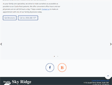 Tablet Screenshot of castlerockfamilycare.com